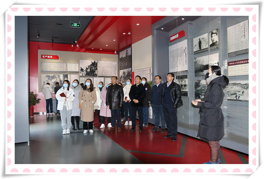 蘇科農化黨支部與淮安市農科院第三黨支部 聯(lián)合開展黨建共建暨黨史學習教育現(xiàn)場培訓活動